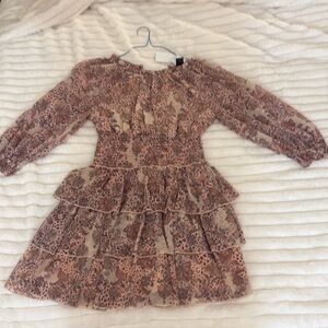 French connection floral dress long sleeve